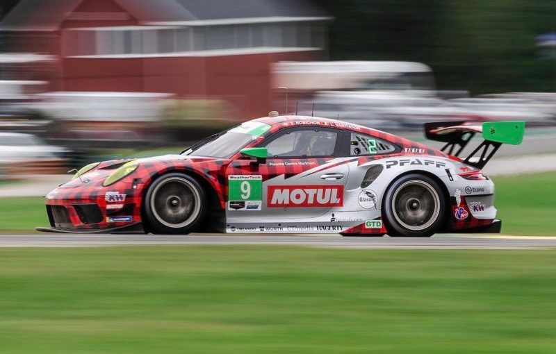 Championship-leading plaid Porsche grabs last-minute victory in VIR IMSA round