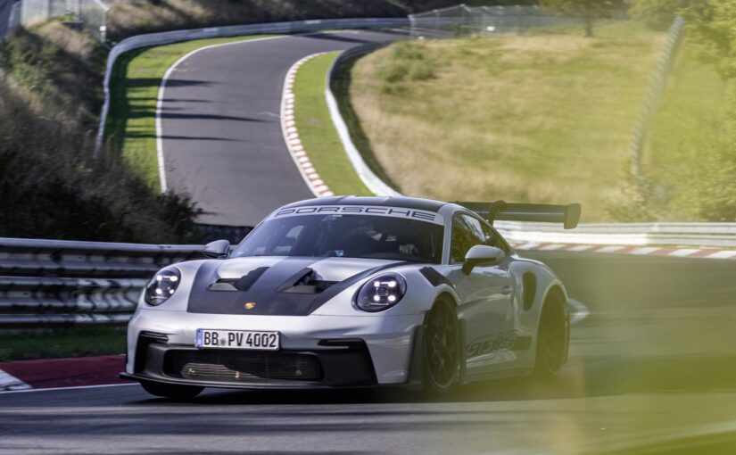 View the 2023 Porsche 911 GT3 RS wash the ‘Ring in 6:49